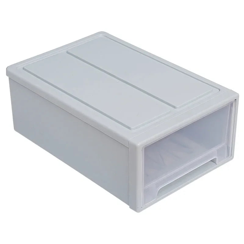 Stackable Quilt Storage Drawer Organizer Plastic Box For Wardrobe Closet