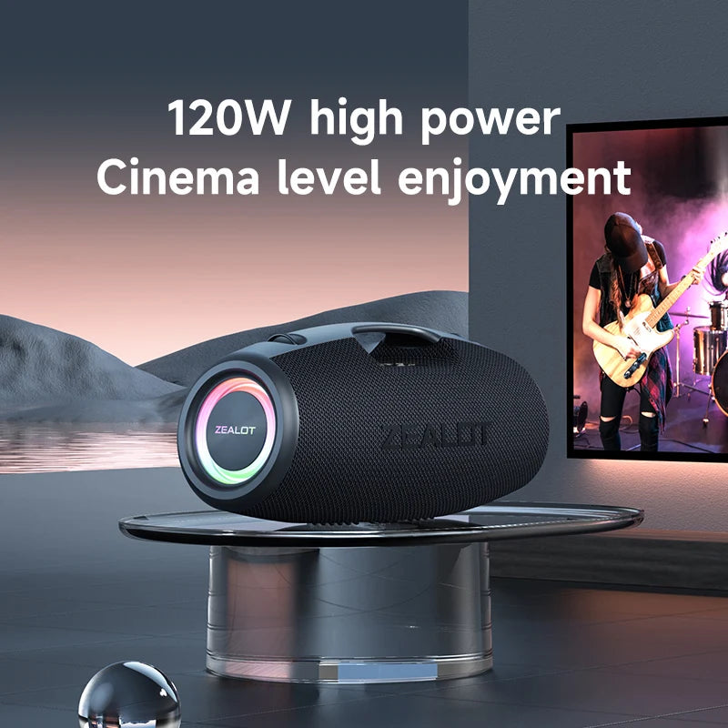 Zealot-S78 120W Bluetooth Speaker Output Power Bluetooth Speaker with Excellent Bass Performace Hifi speaker