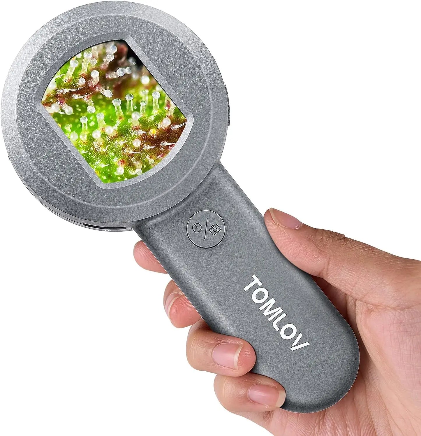 TOMLOV P10 Handheld Microscope Coin Loupe With Light