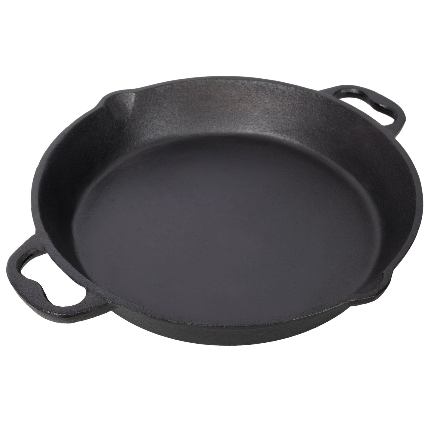 17-inch pre-seasoned cast iron skillet with dual helper handles, cookware for grills, stoves, induction cooktops, and ovens
