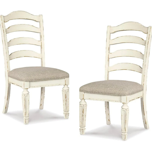 Realyn Dining Room Upholstered Chair Set 2 Count Engineered Wood
