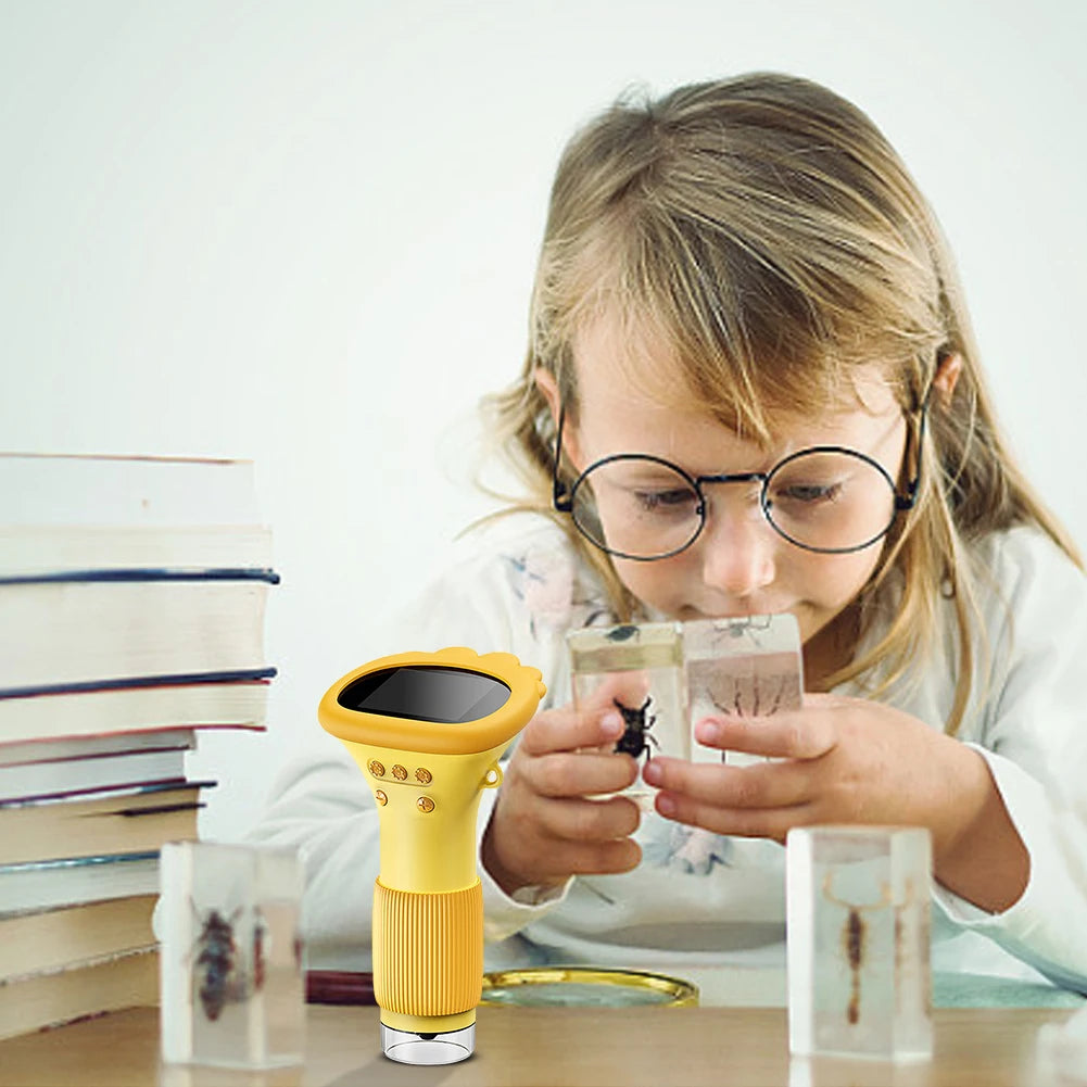 APWIKOGER Handheld Digital Microscope 1000X IPS Screen 2MP