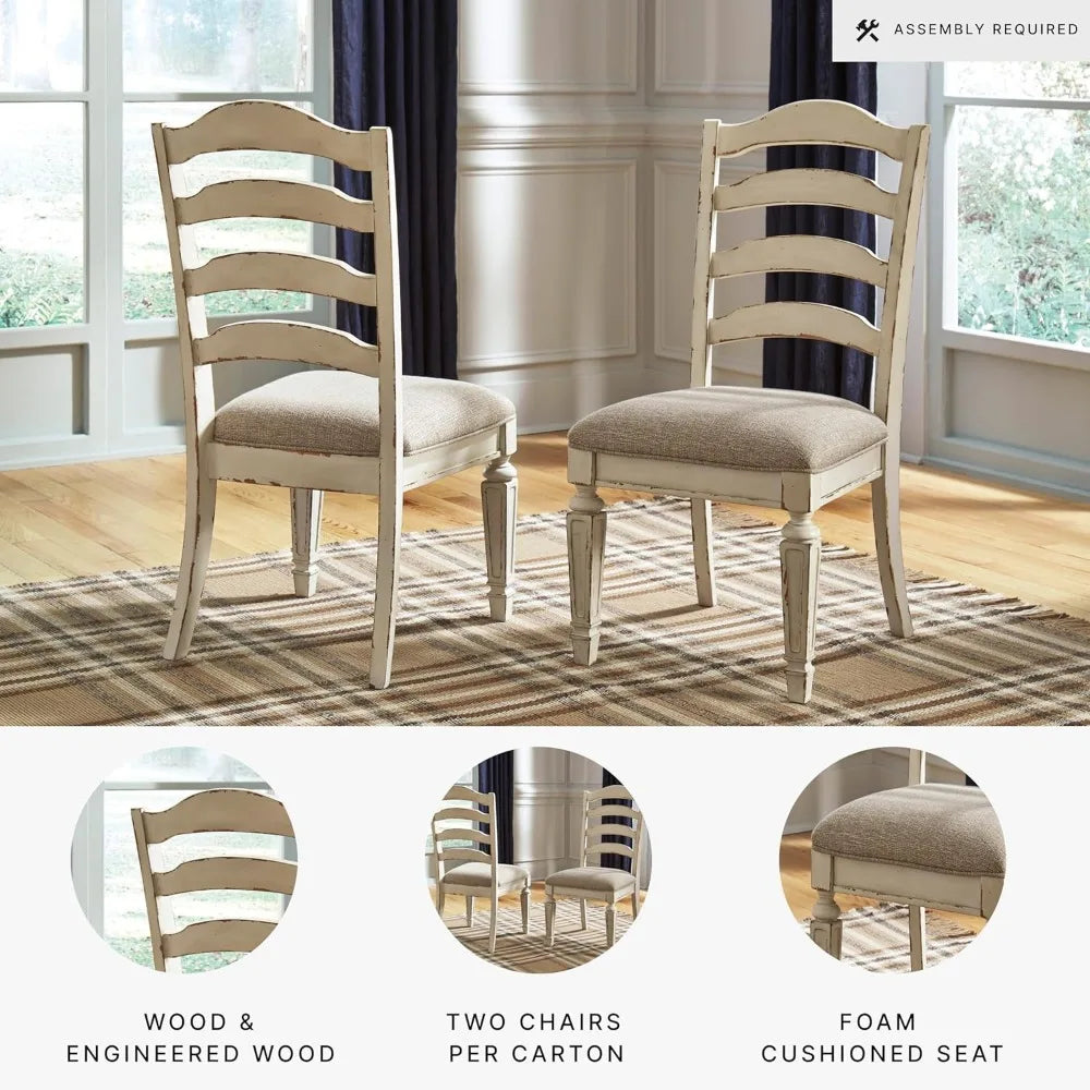 Realyn Dining Room Upholstered Chair Set 2 Count Engineered Wood