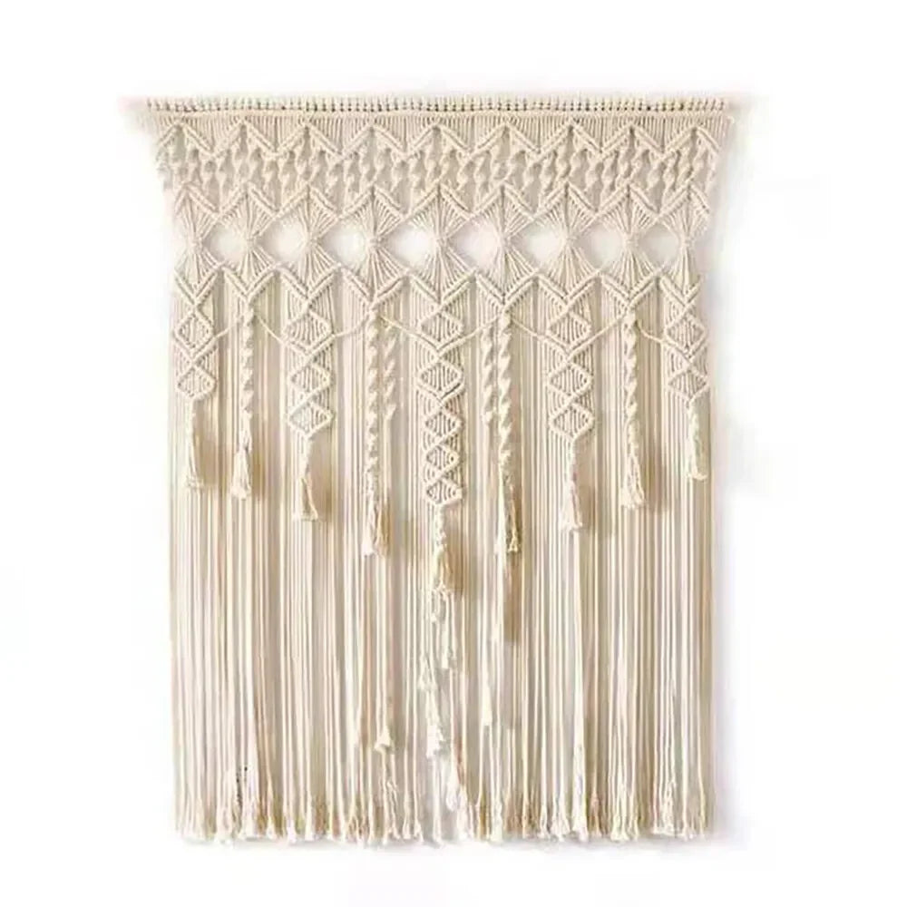 Macrame Woven Wall Hanging Tapestry Boho Backdrop Curtain Home Decor