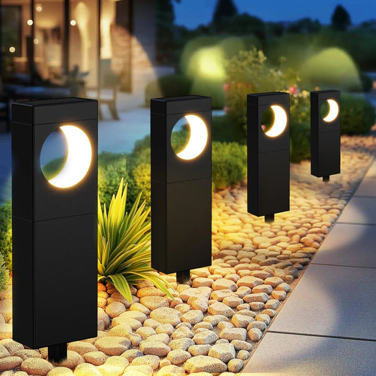 KPSTEK Solar Lights Outdoor Pathway Garden Patio LED Decor