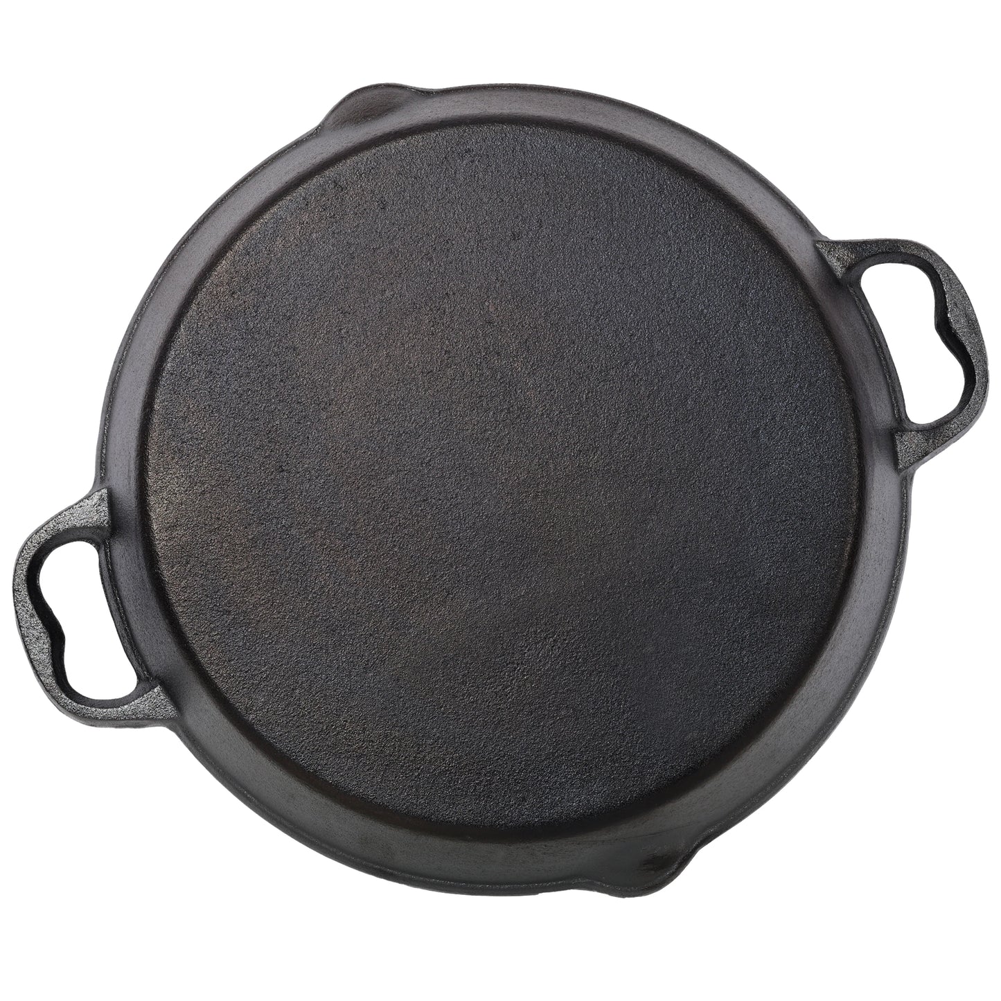17-inch pre-seasoned cast iron skillet with dual helper handles, cookware for grills, stoves, induction cooktops, and ovens