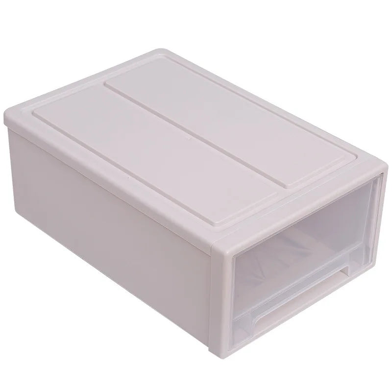 Stackable Quilt Storage Drawer Organizer Plastic Box For Wardrobe Closet