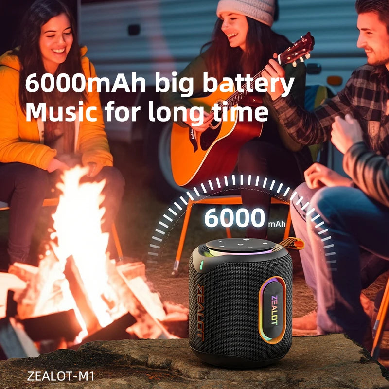 ZEALOT M1 Portable Bluetooth Speaker With Enhanced Bass